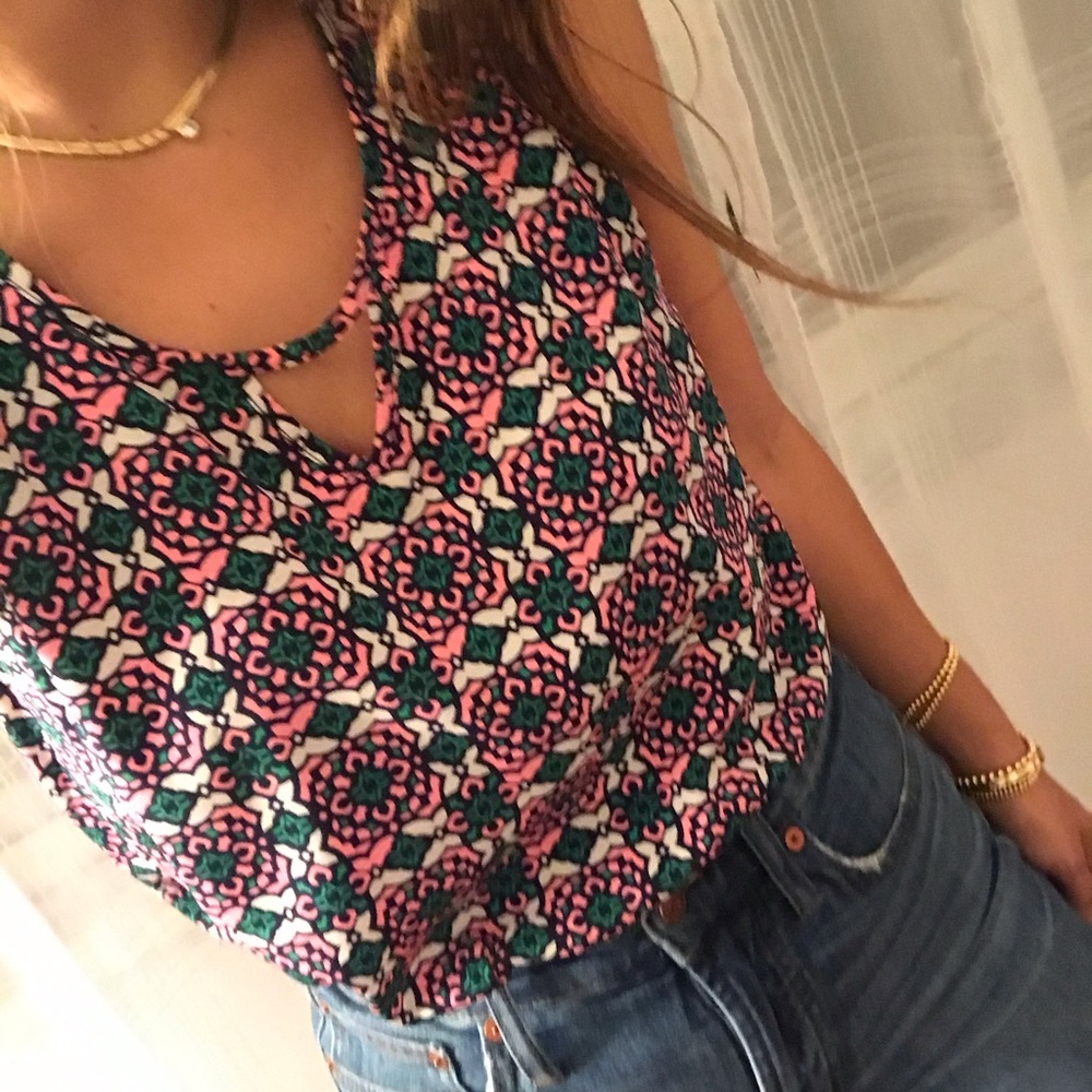 Lush printed top size medium